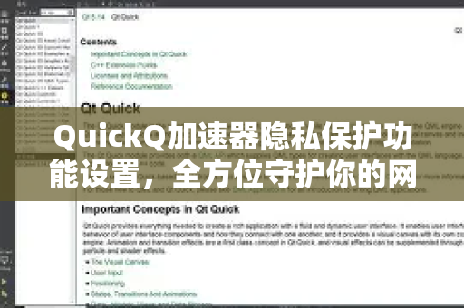 QuickQ加速器隐私保护功能设置，全方位守护你的网络数据安全